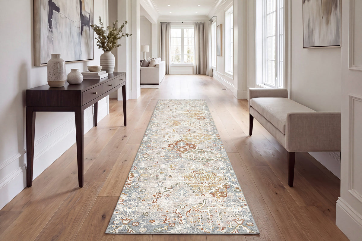 Annalise 7602-899 Beige/Multi Area Rug