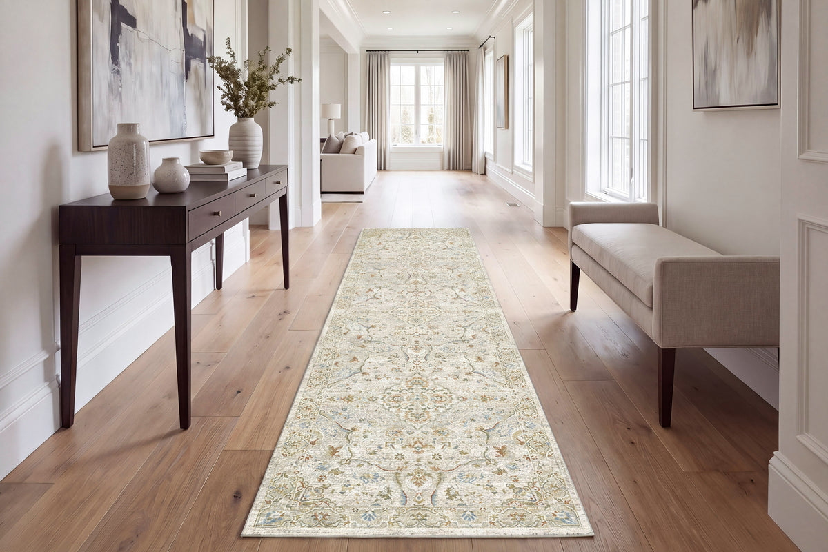 Annalise 7605-810 Beige/Cream Area Rug