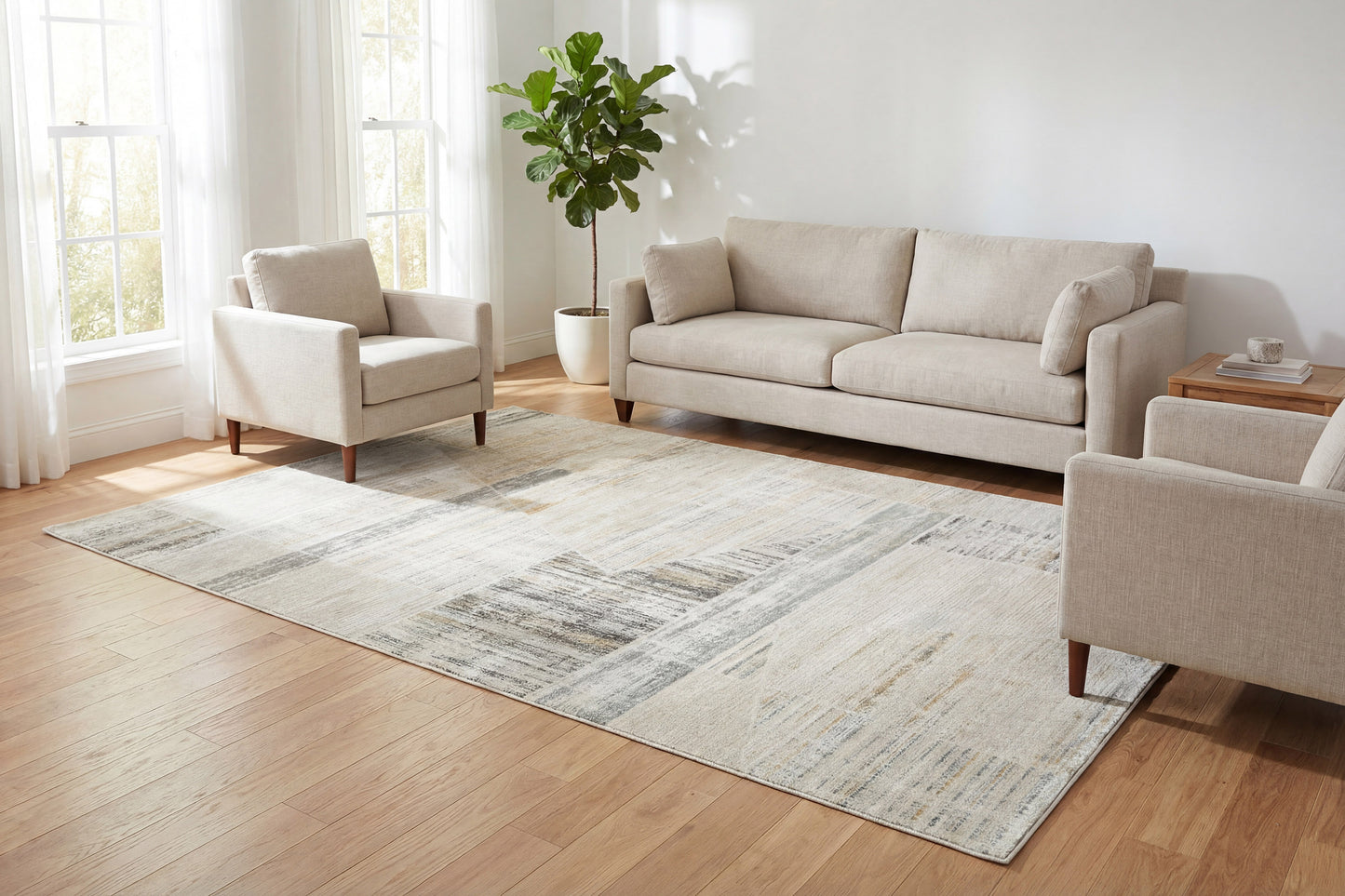 Annalise 7606-899 Beige/Grey/Multi Area Rug