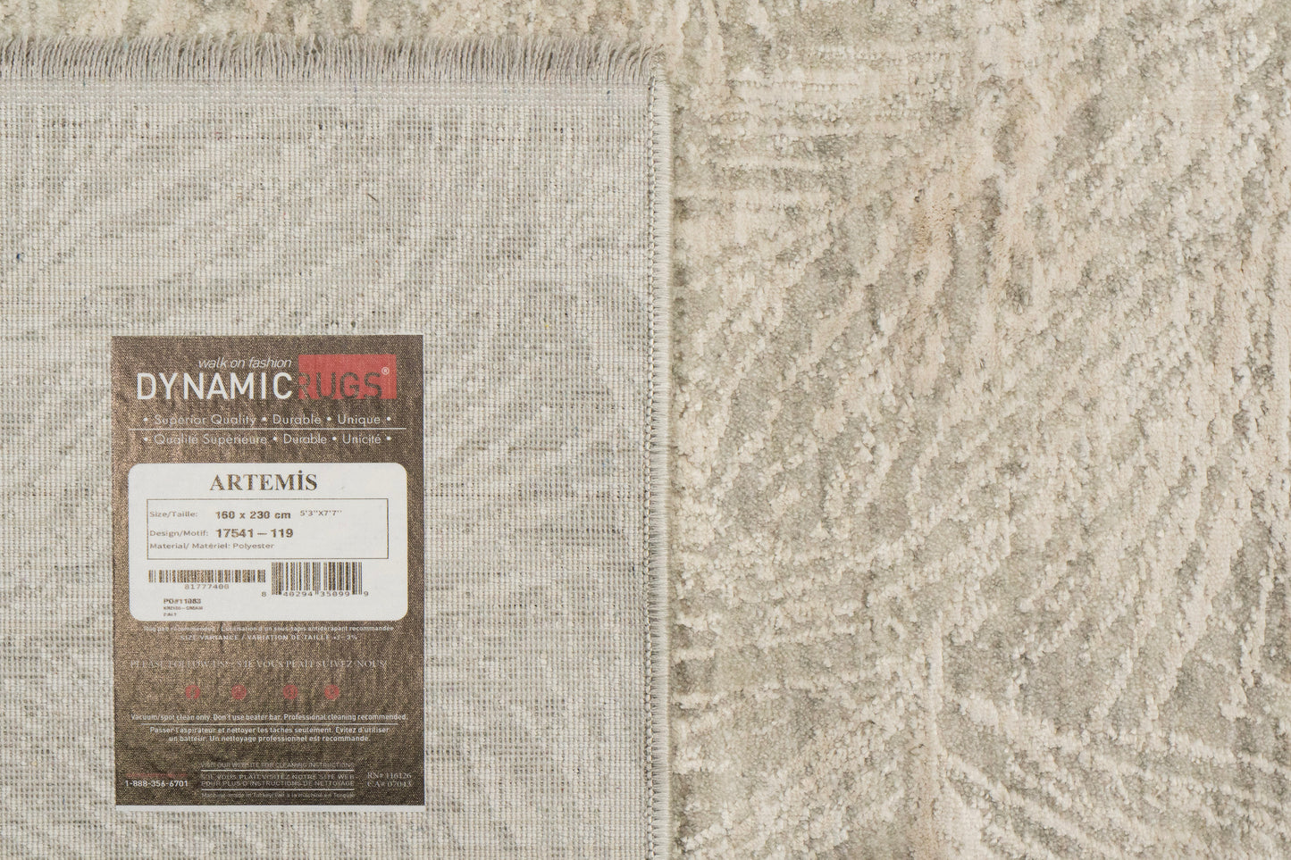Artemis 17541-119 Light Grey Area Rug