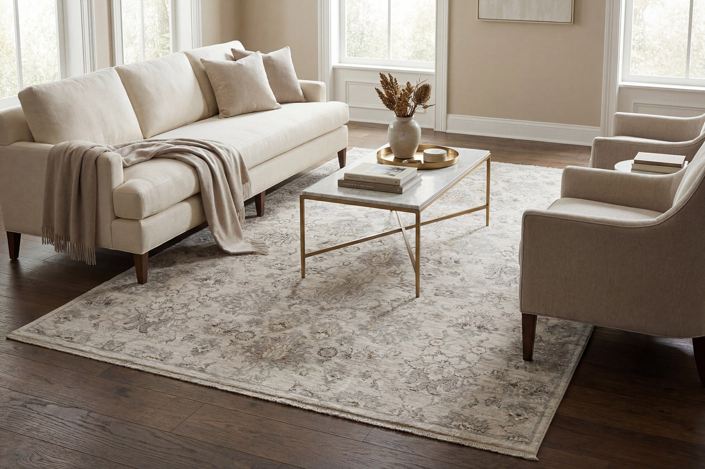 Artemis 17549-980 Grey/Beige Area Rug