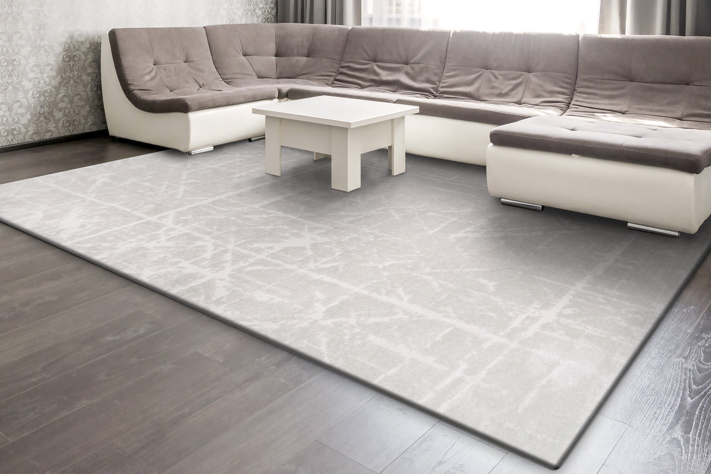 Arten 3750-190 Cream/Grey Area Rug