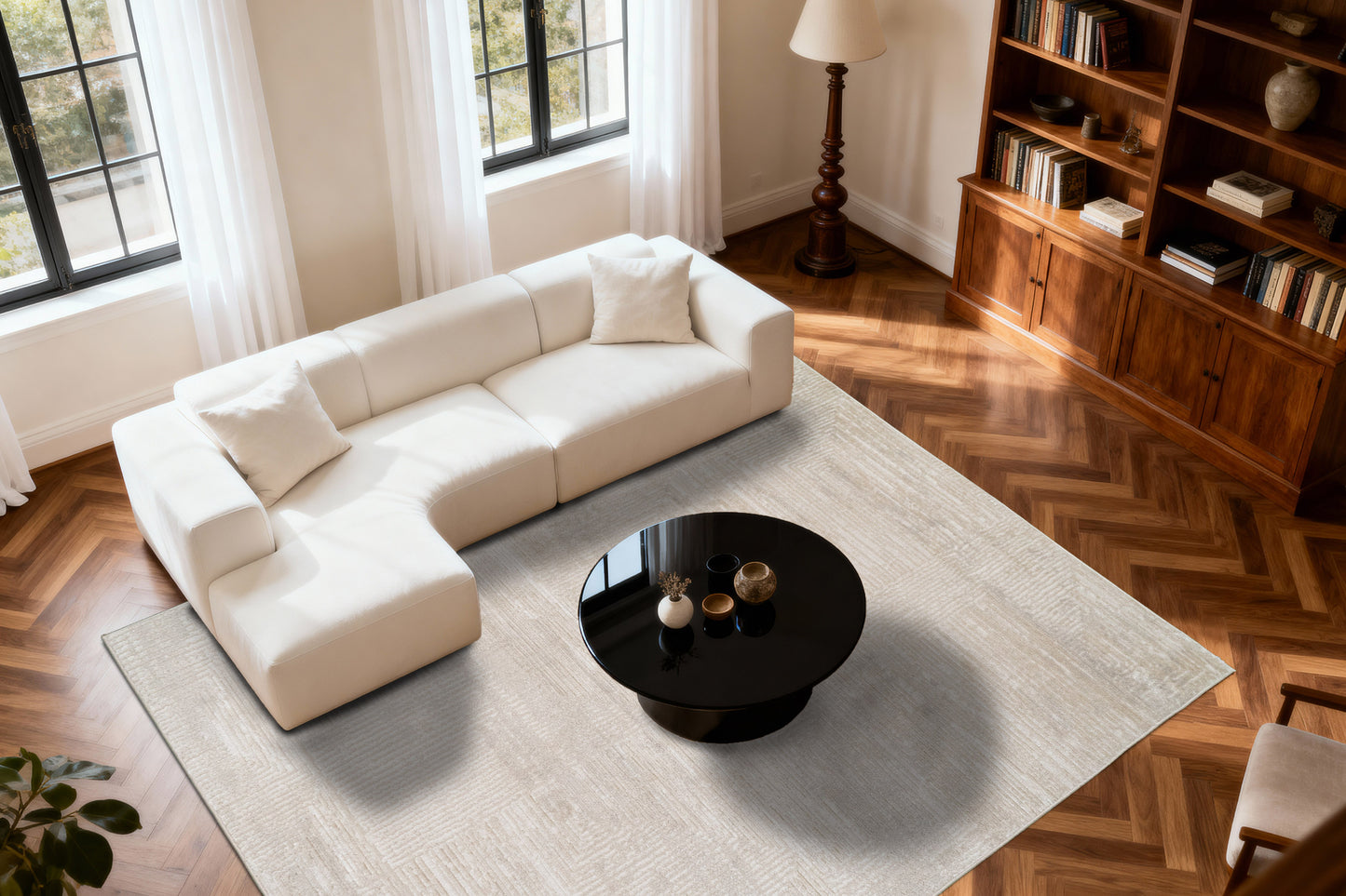 Arten 3752-910 Light Grey Area Rug