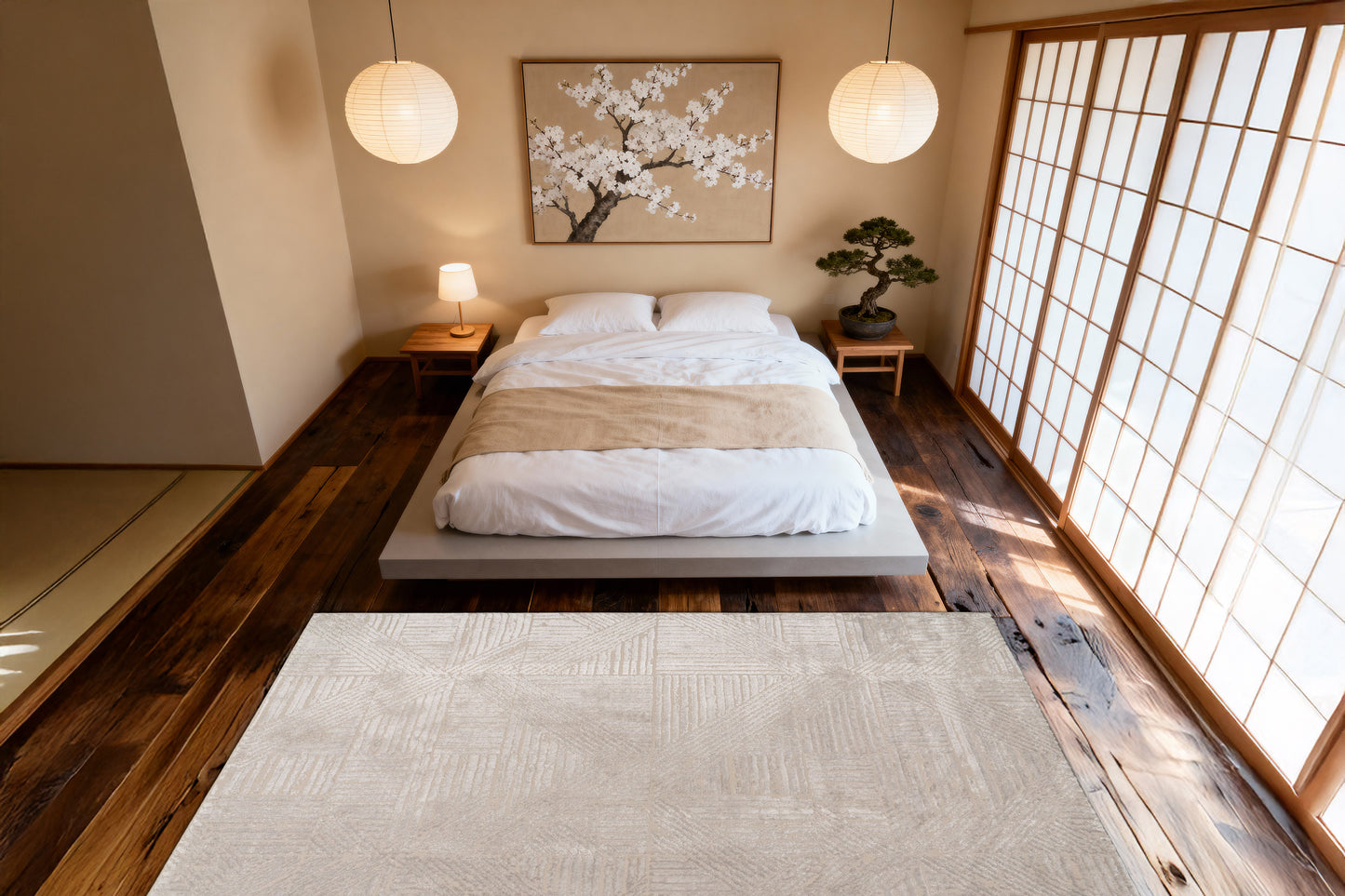 Arten 3753-119 Cream/Grey Area Rug