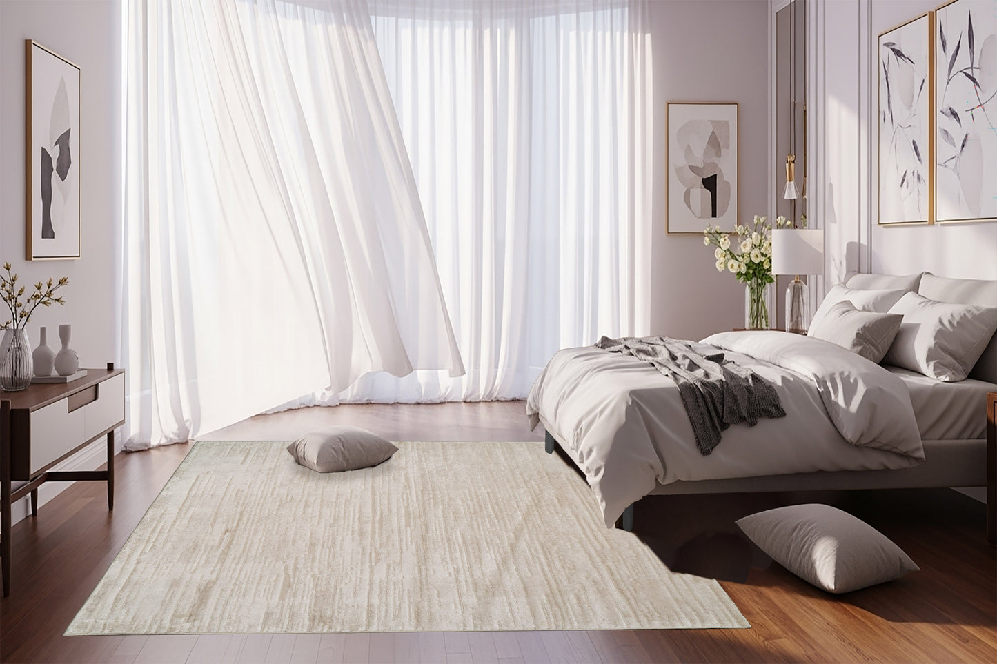 Arten 3754-900 Grey Area Rug