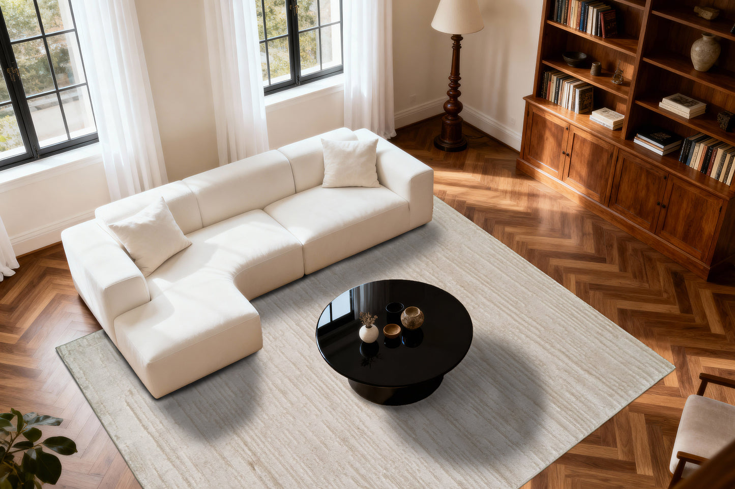 Arten 3754-900 Grey Area Rug