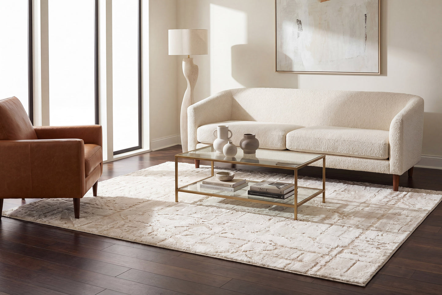 Arten 3750-190 Cream/Grey Area Rug