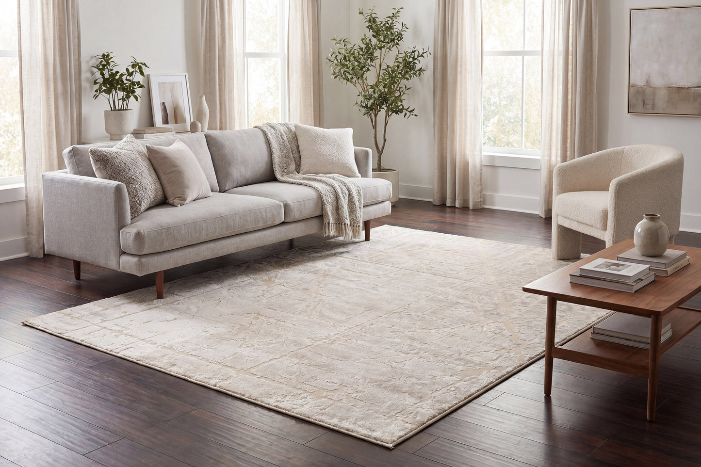 Arten 3750-900 Grey Area Rug