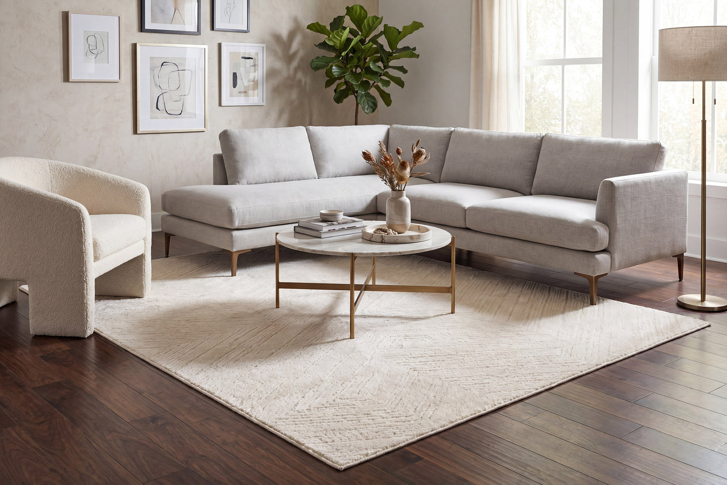 Arten 3751-900 Grey Area Rug