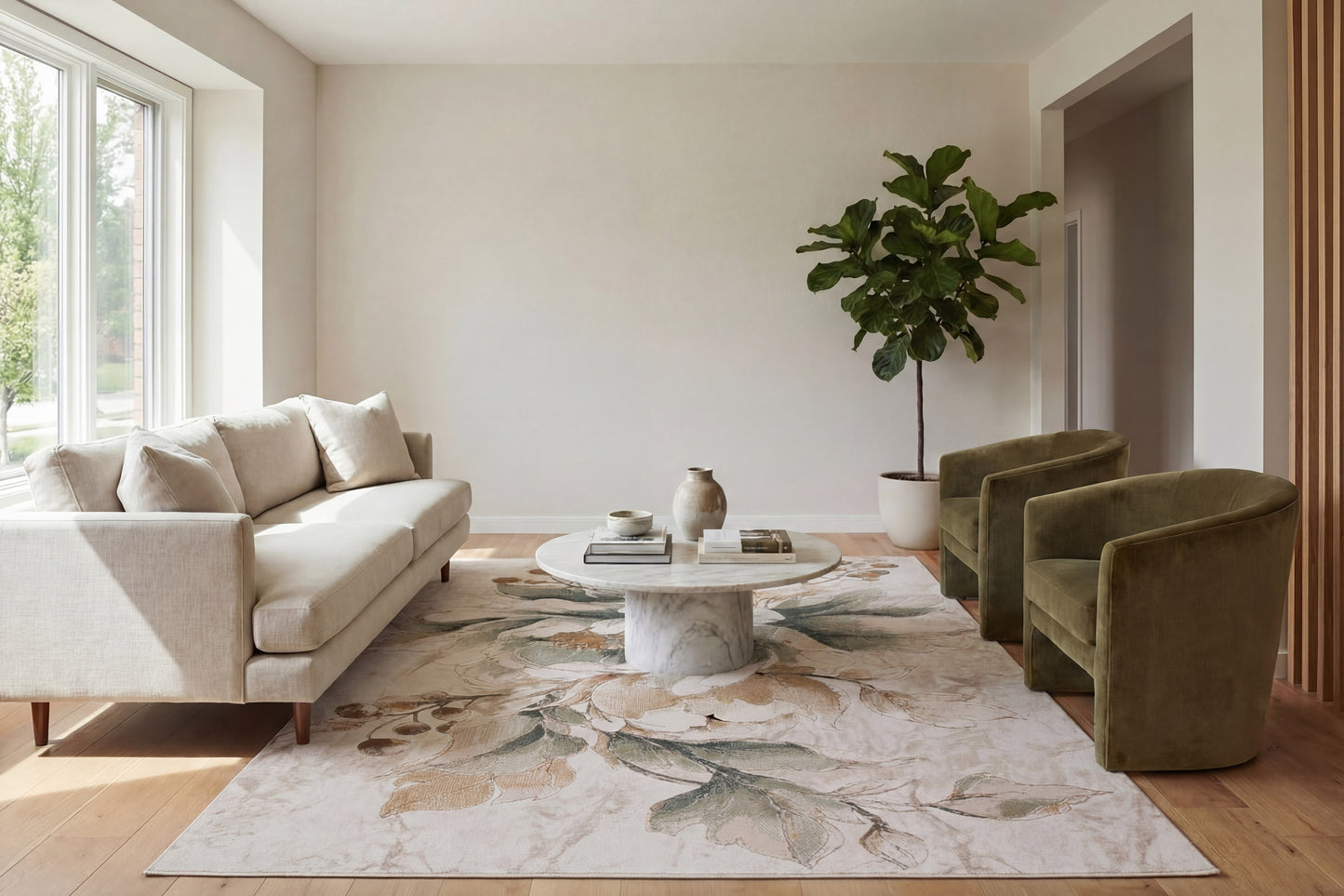 Aspire 11362-189 Cream/Beige/Multi Area Rug