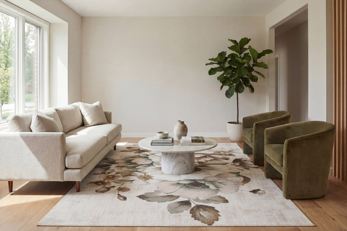 Aspire 11363-199 Cream/Multi Area Rug