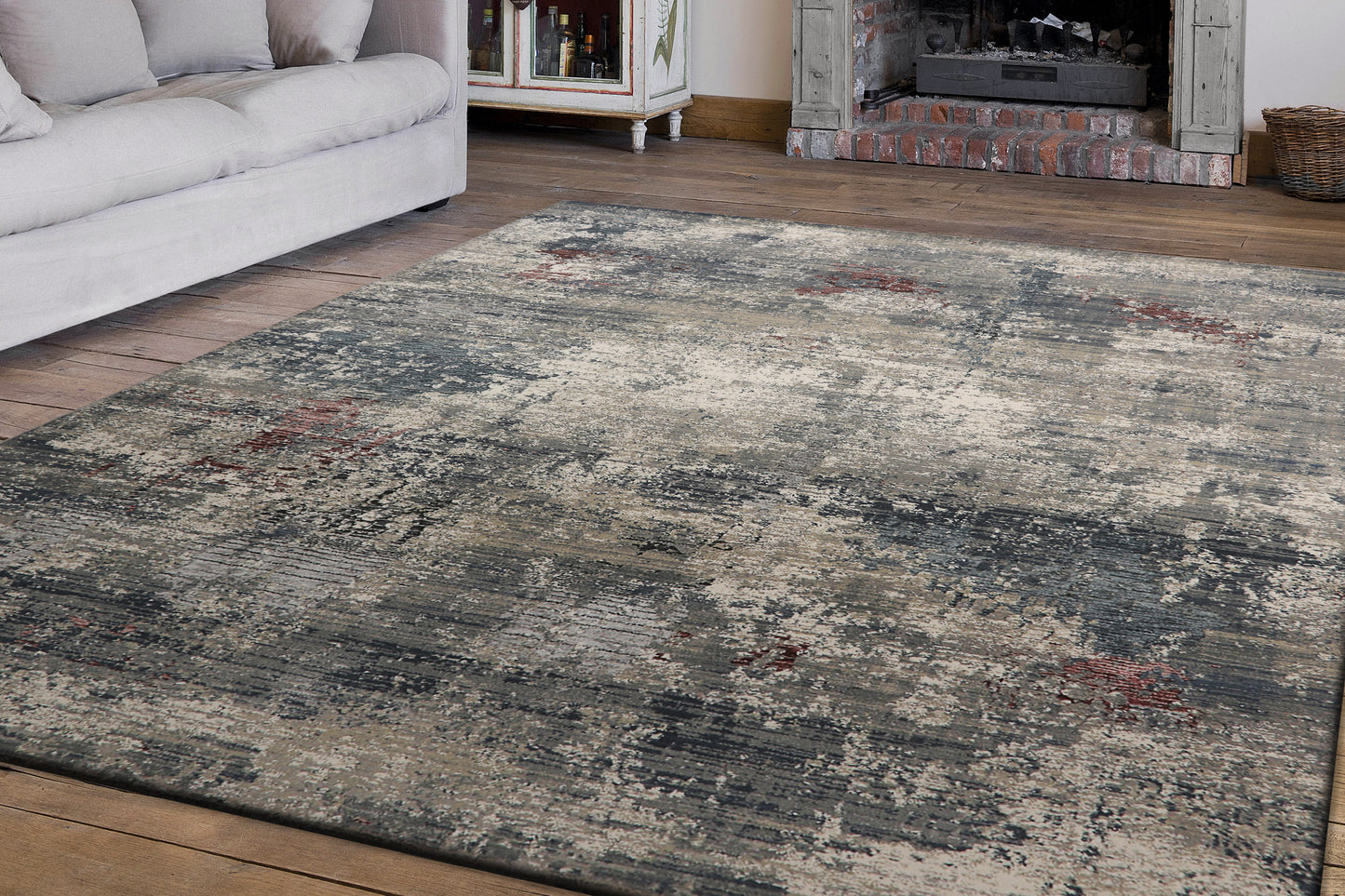 Astoria 3370-930 Grey/Light Grey Area Rug