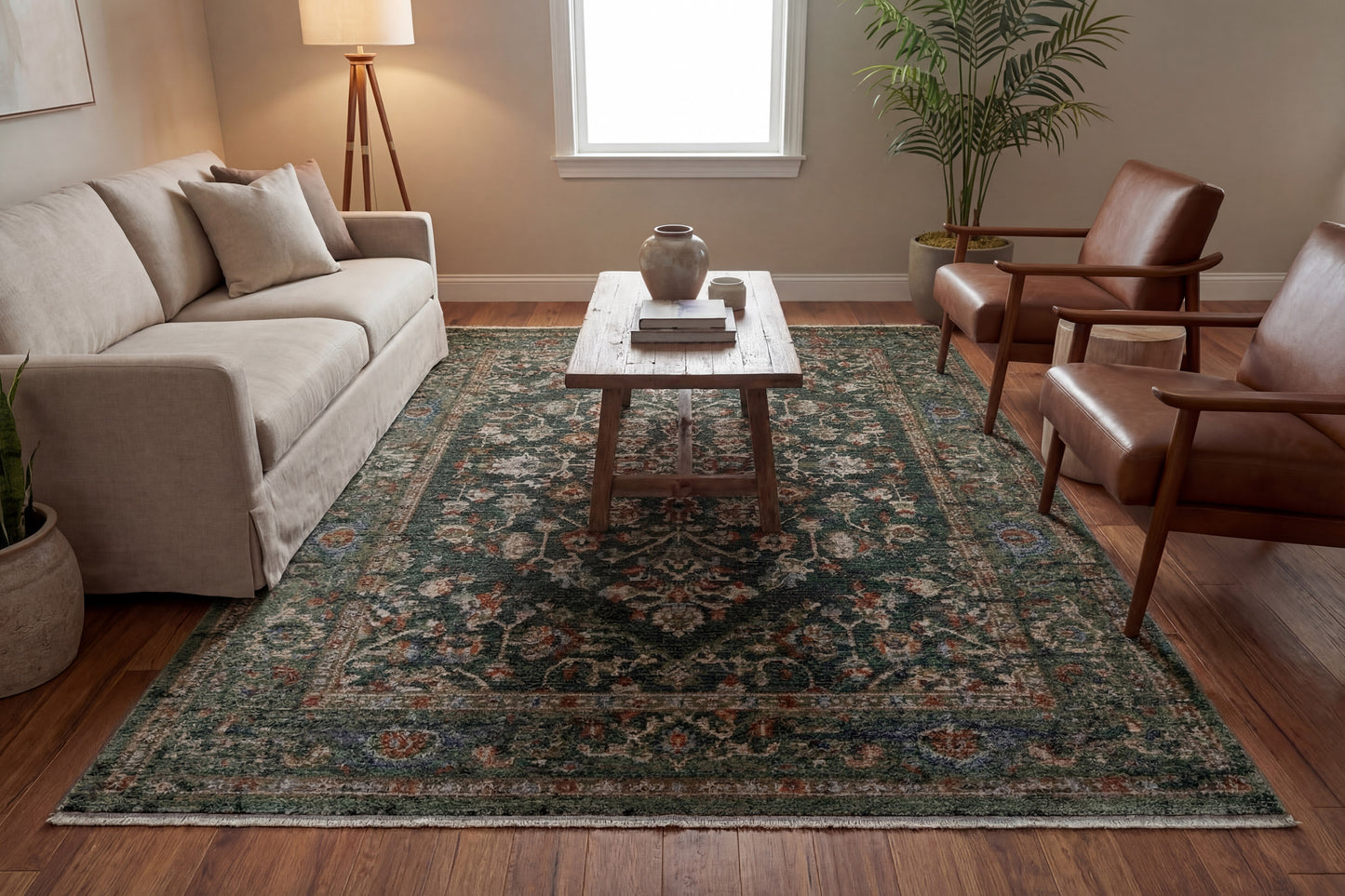 Atlanta 11750-599 Navy/Multi Area Rug