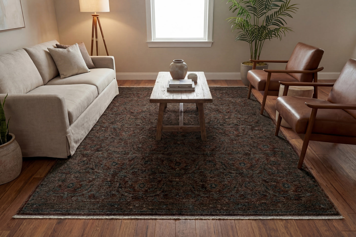 Atlanta 11757-399 Red/Multi Area Rug