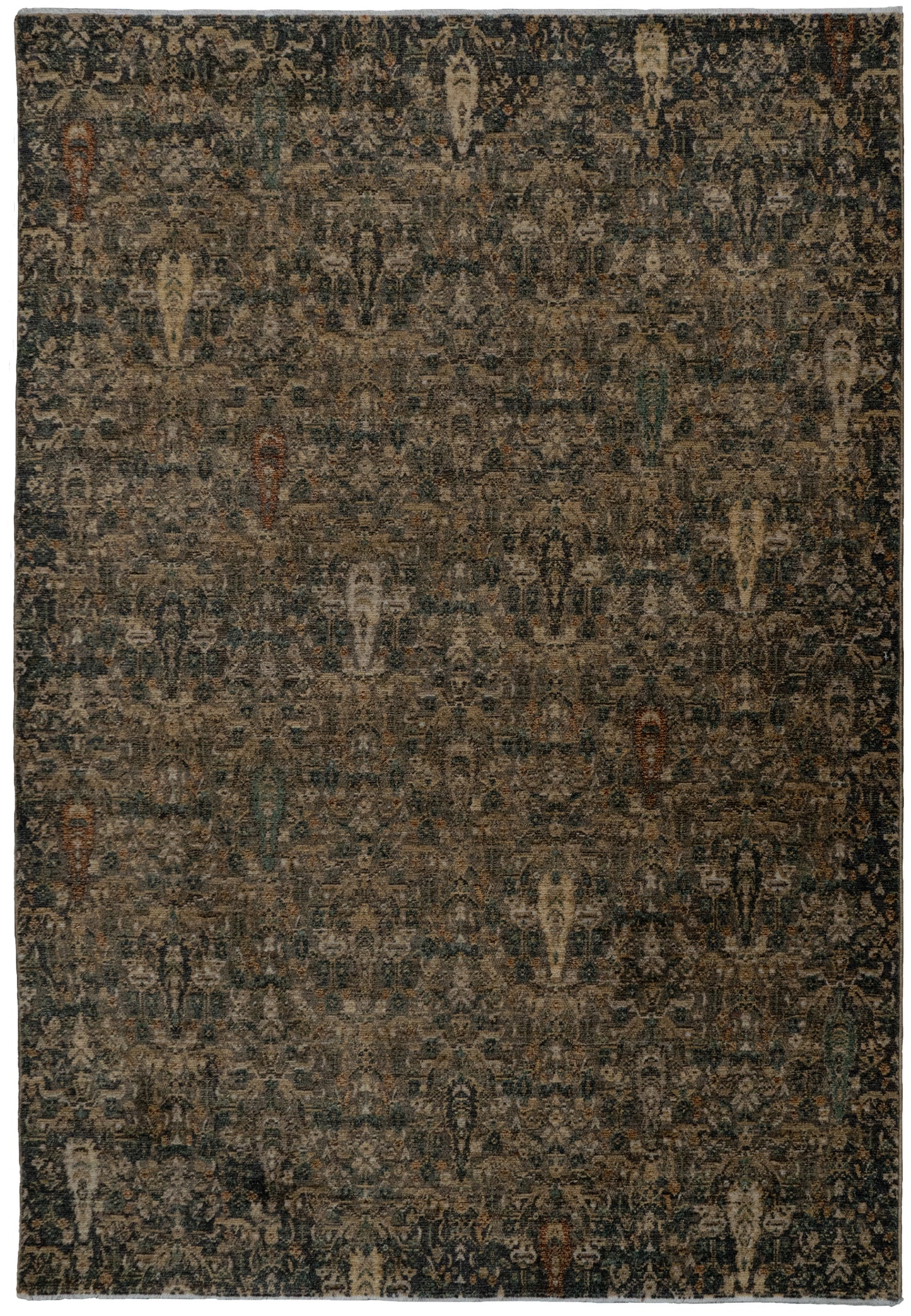 Atlanta 11760-919 Black/Ivory/Multi Area Rug