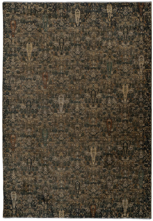 Atlanta 11760-919 Black/Ivory/Multi Area Rug