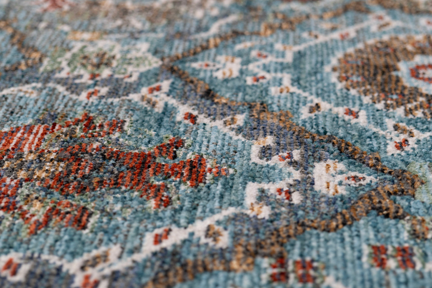 Atlanta 11764-539 Blue/Red/Multi Area Rug