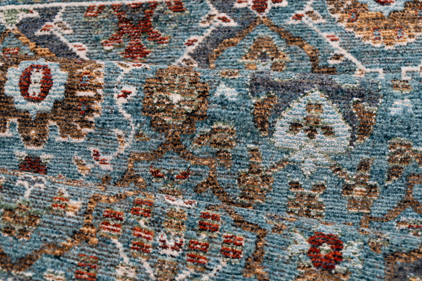Atlanta 11764-539 Blue/Red/Multi Area Rug