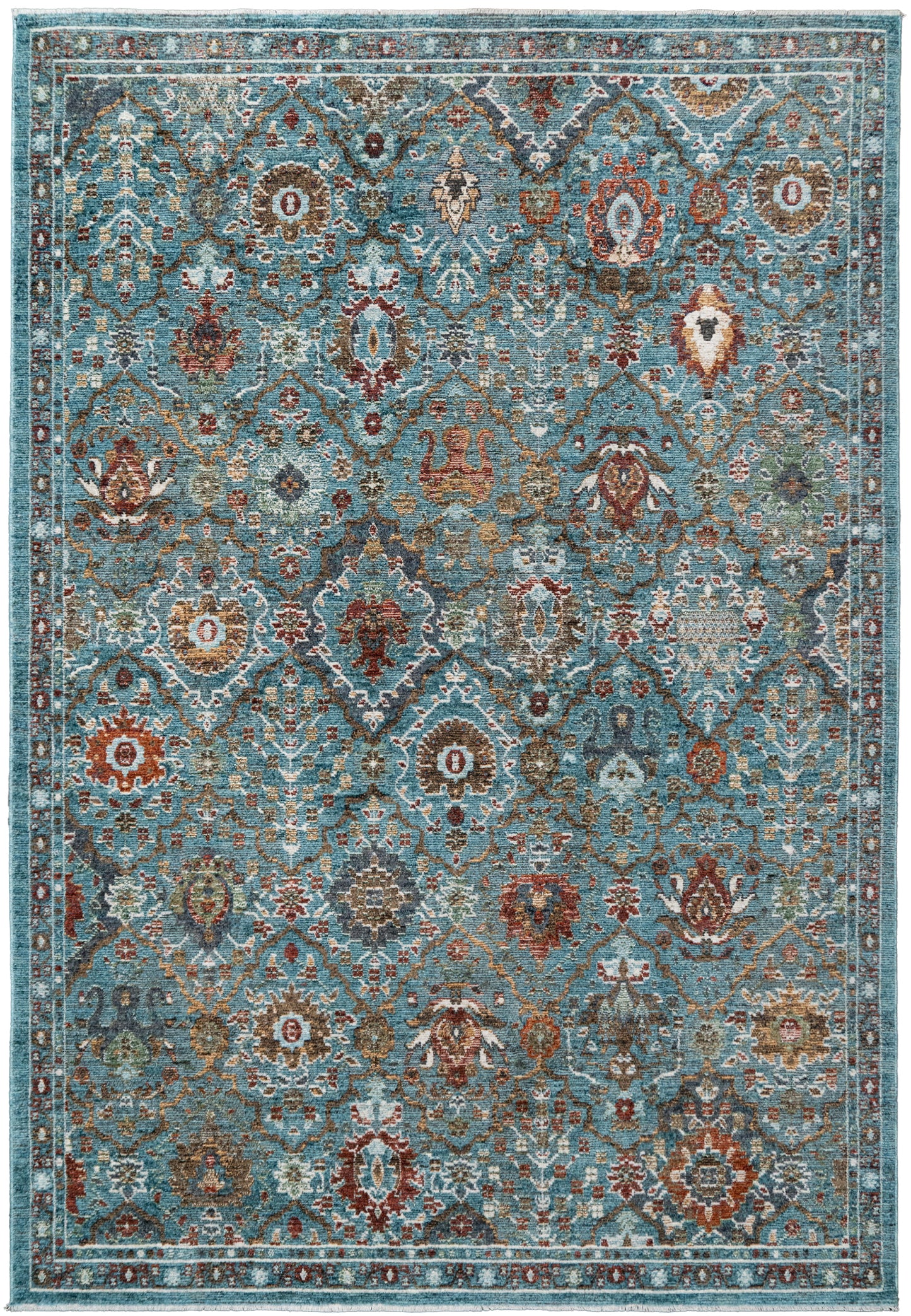 Atlanta 11764-539 Blue/Red/Multi Area Rug