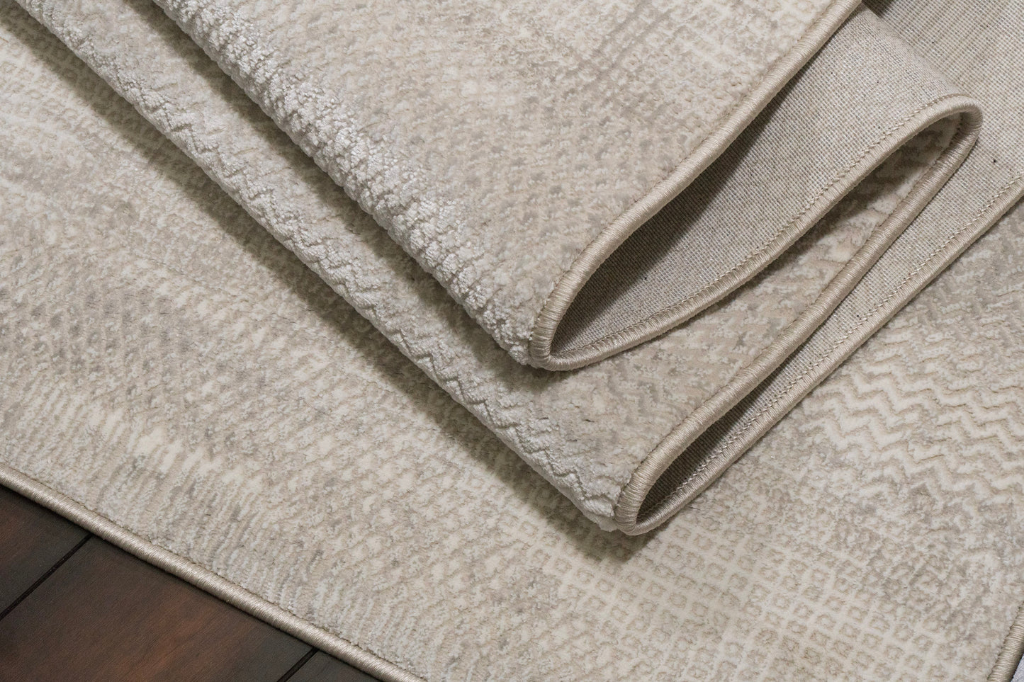 Atlas 2582-890 Beige/Grey Area Rug