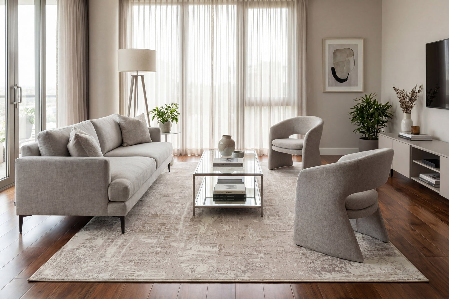 Atlas 2570-810 Beige/Ivory Area Rug