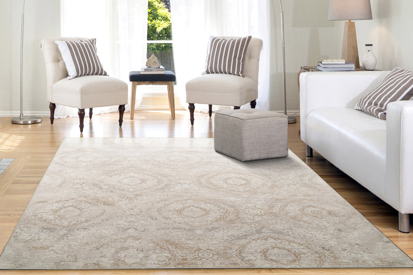 Atlas 2573-800 Beige Area Rug