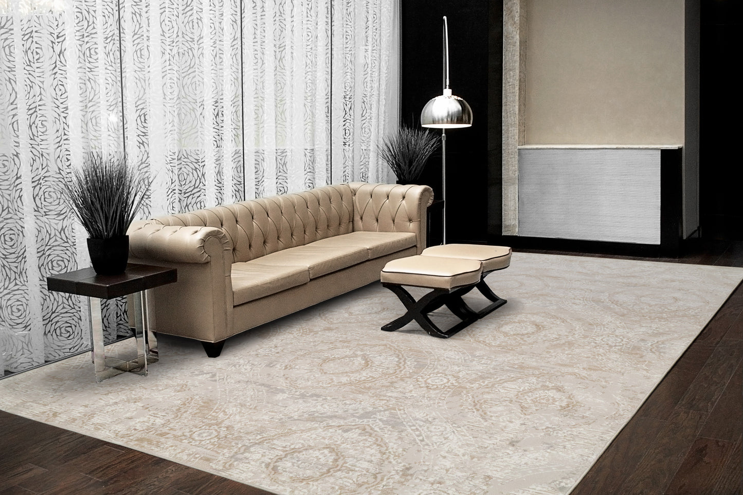 Atlas 2573-800 Beige Area Rug