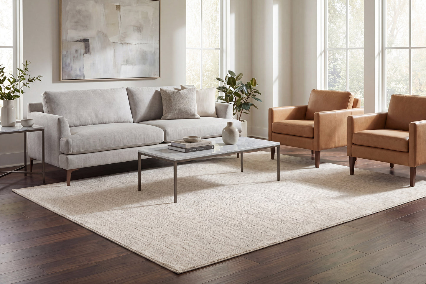 Atlas 2578-180 Ivory/Beige Area Rug
