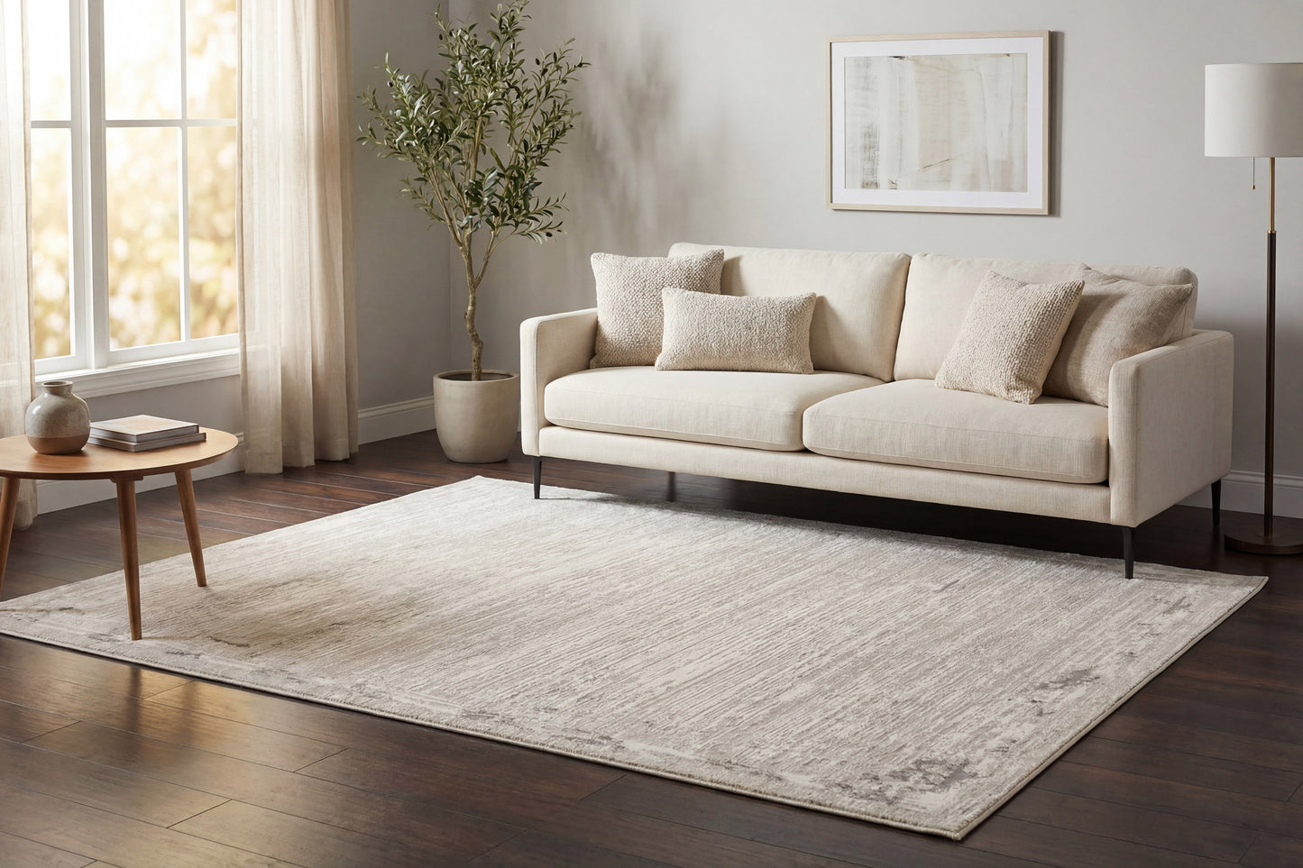 Atlas 2581-810 Beige/Ivory Area Rug