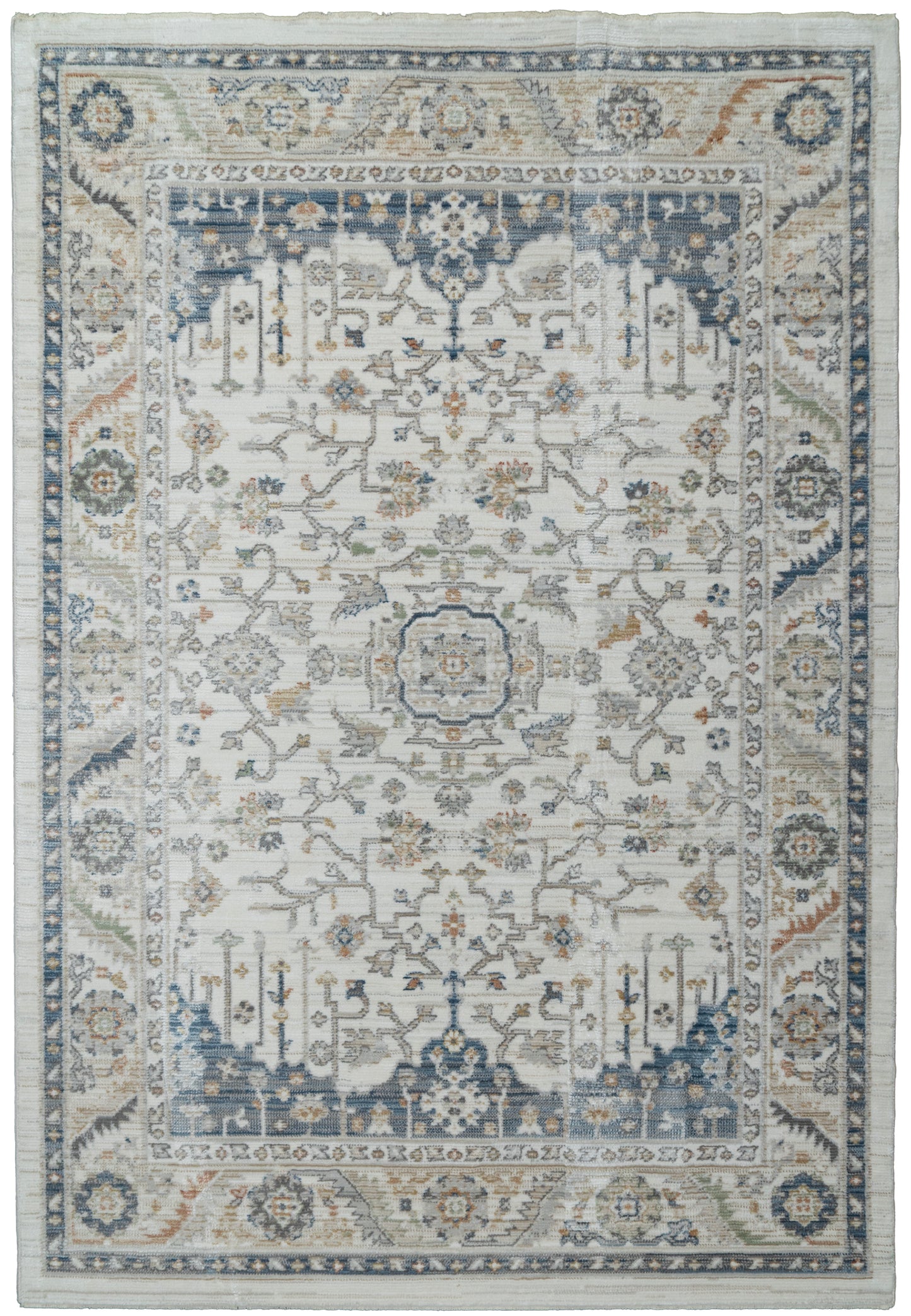 Authentic 18782-150 Ivory/Navy Area Rug