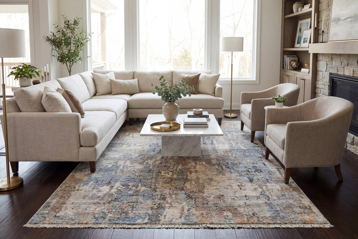 Autumn 10921-100 Cream Area Rug