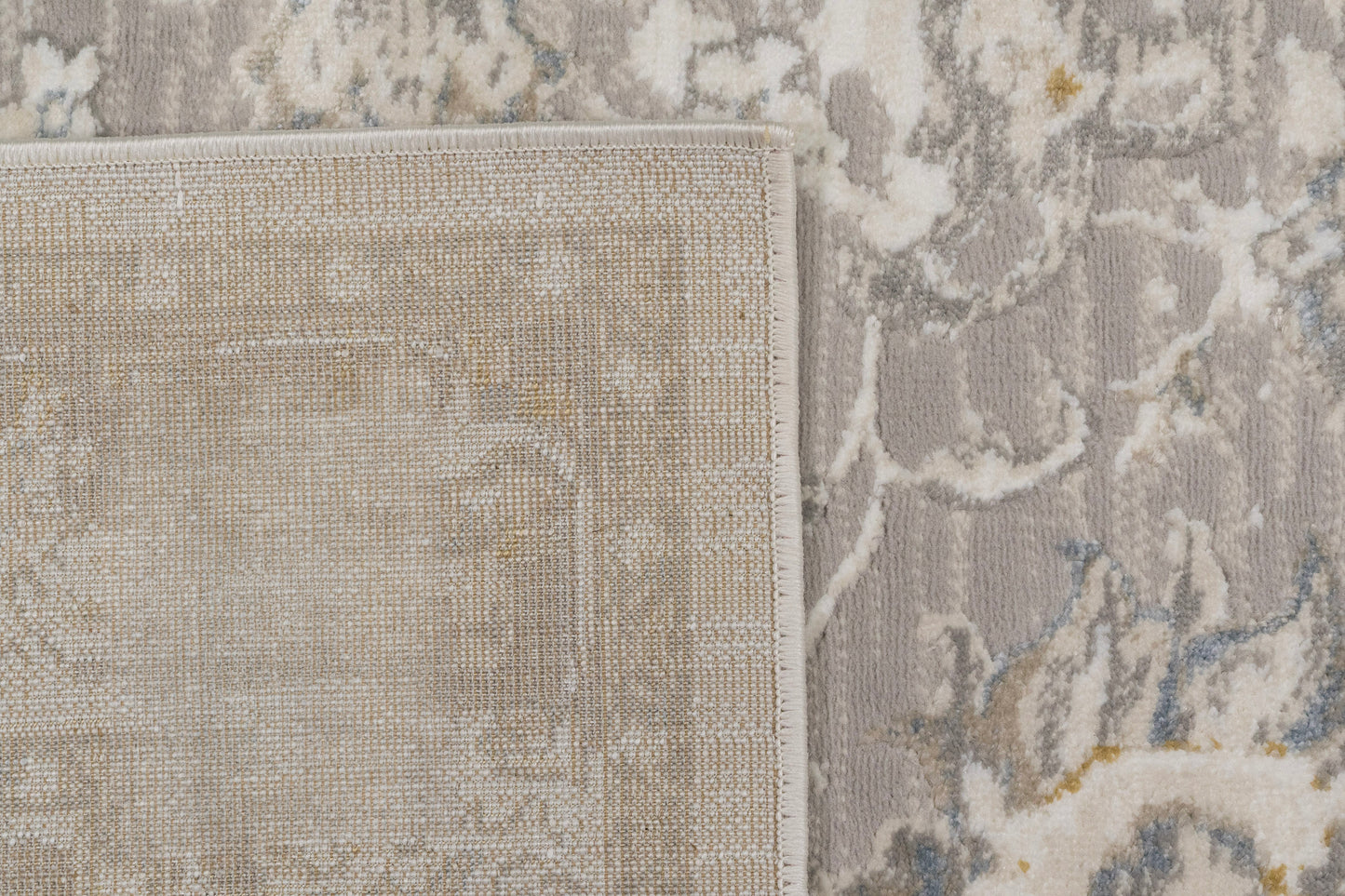 Azure 12580-195 Cream/Grey/Blue Area Rug