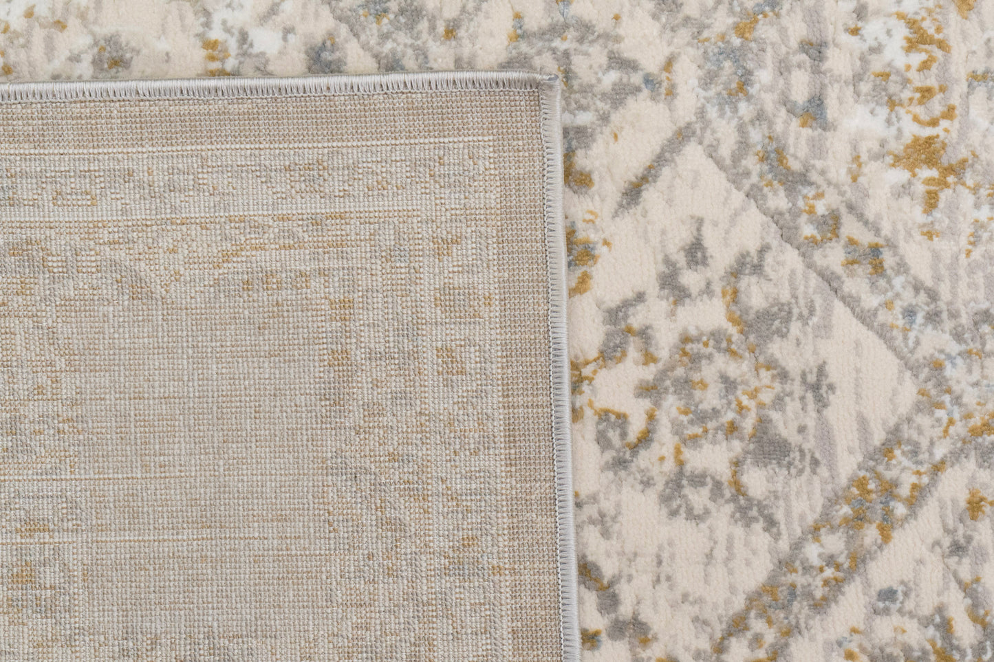 Azure 12582-189 Ivory/Beige/Grey Area Rug