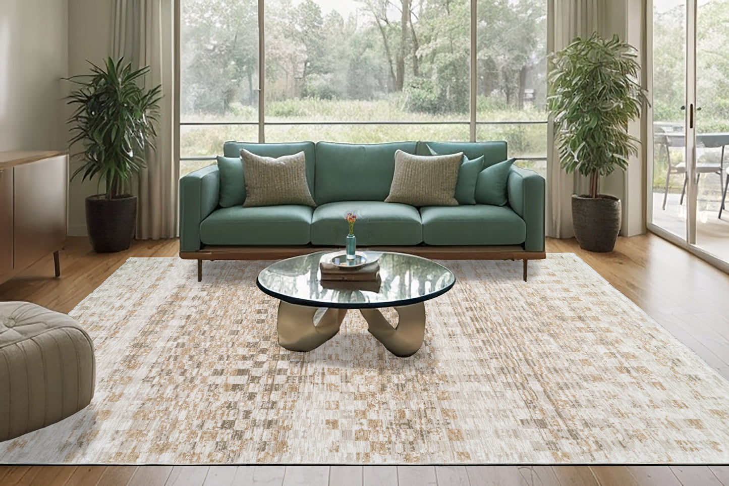 Bliss 17581-891 Beige/Grey/Ivory Area Rug