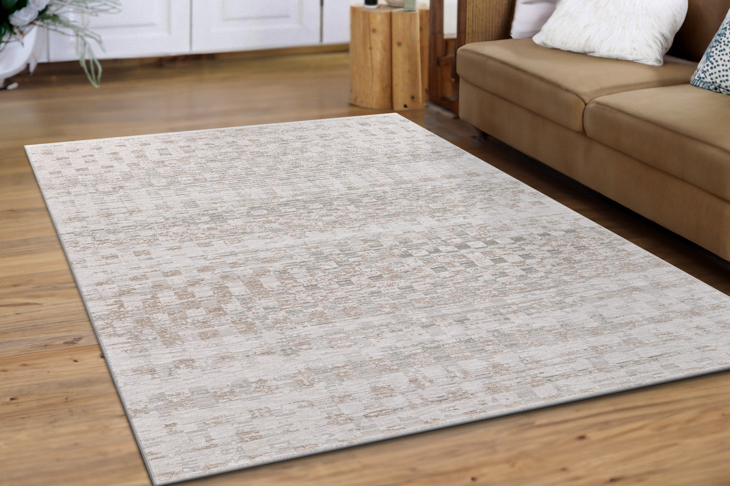 Bliss 17581-891 Beige/Grey/Ivory Area Rug