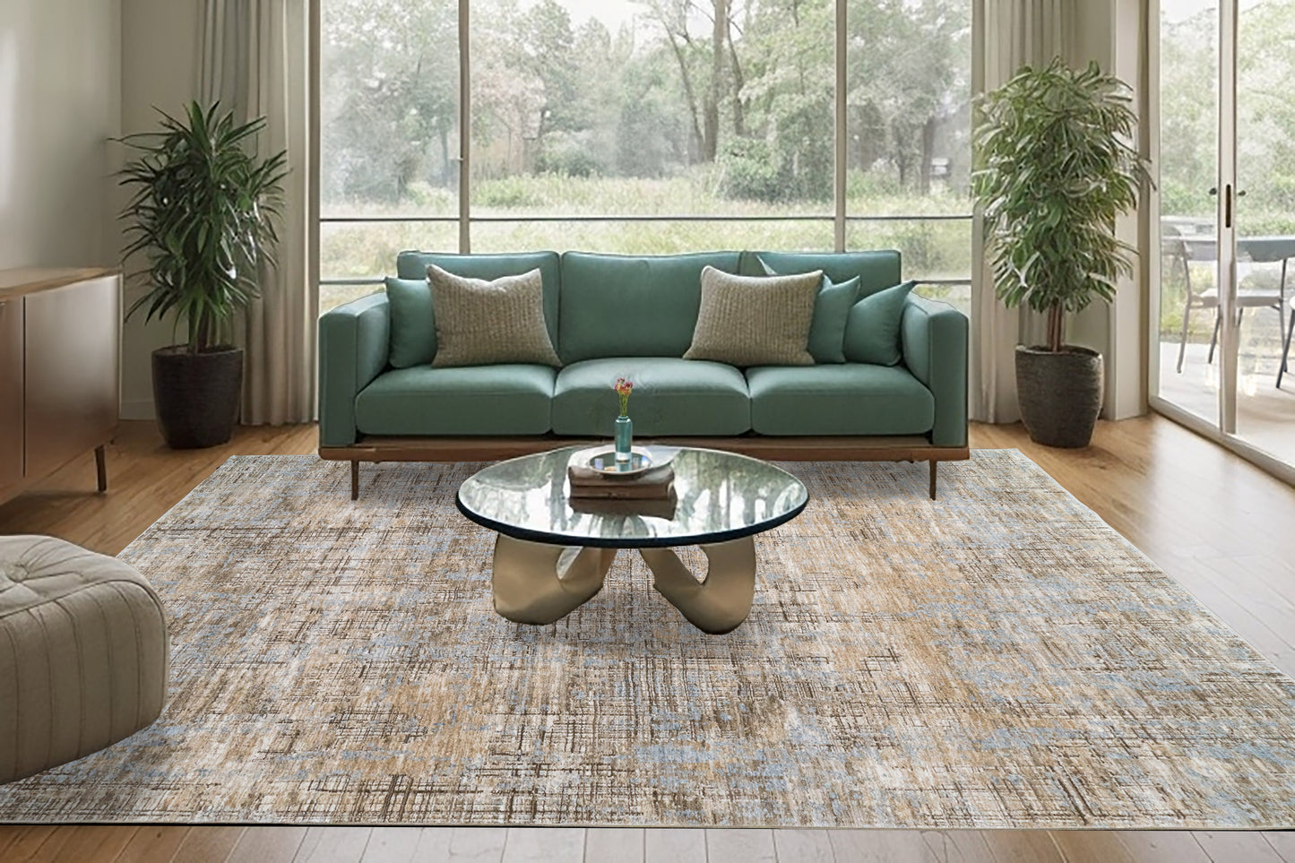 Bliss 17584-899 Beige/Grey/Multi Area Rug