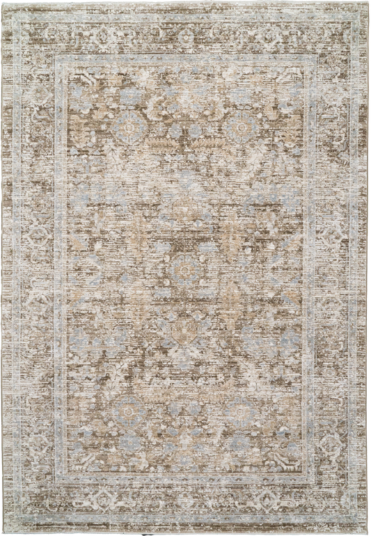 Bliss 17587-890 Beige/Grey Area Rug