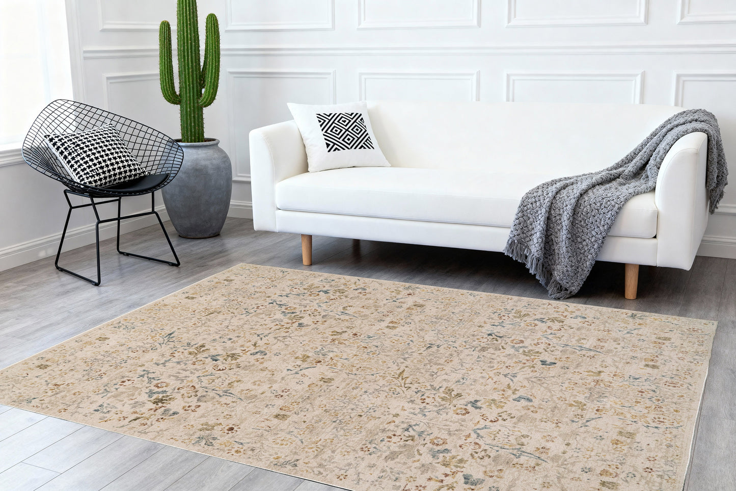 Bloomfield 19601-199 Cream/Multi Area Rug