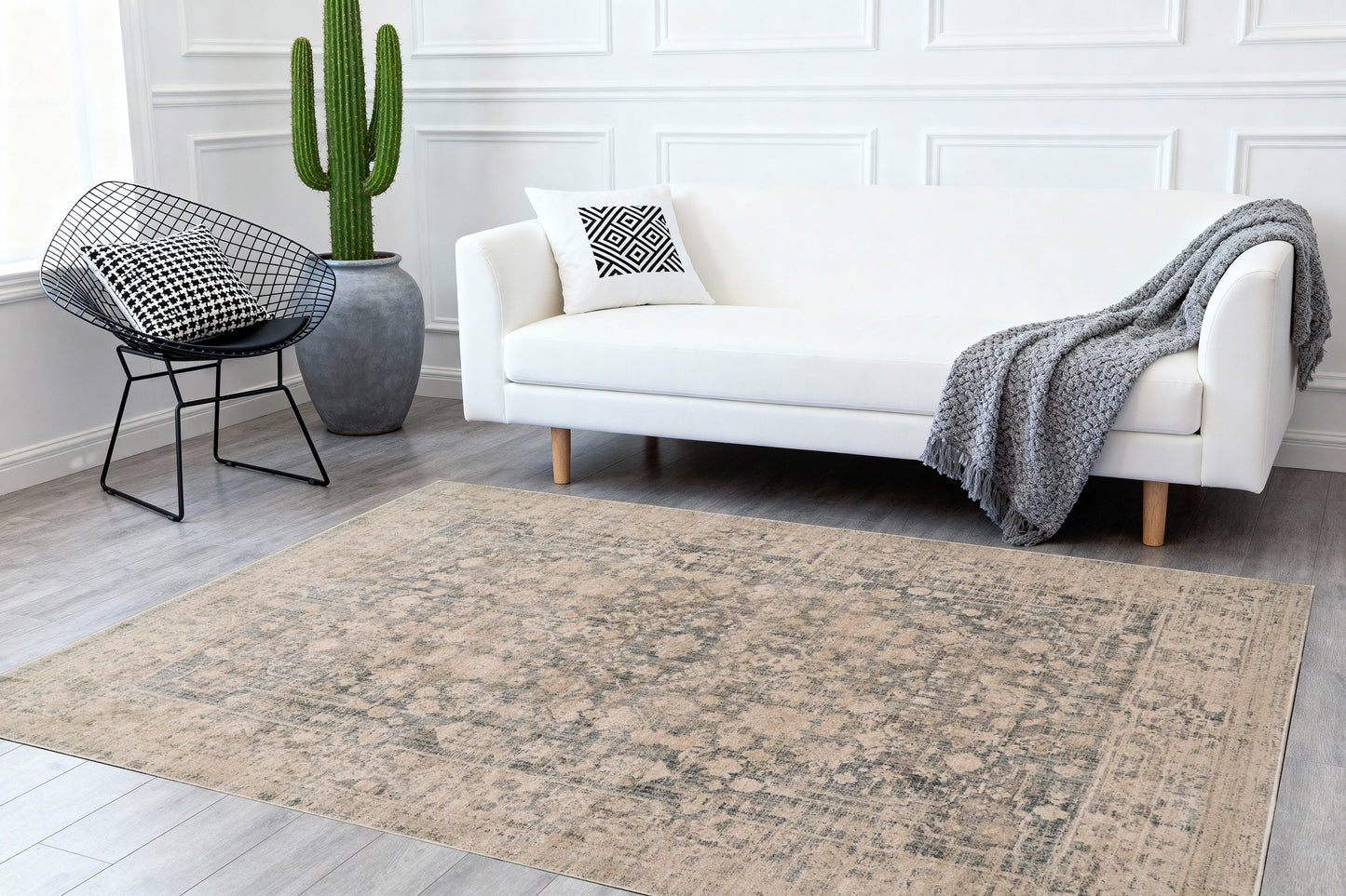 Bloomfield 19603-910 Grey/Cream Area Rug
