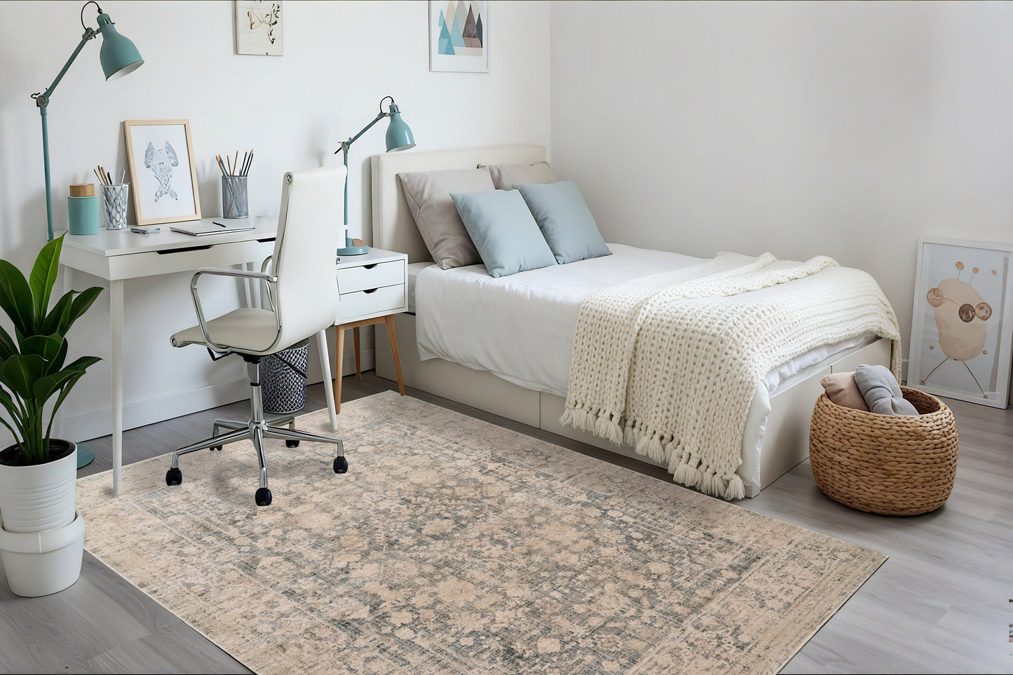 Bloomfield 19603-910 Grey/Cream Area Rug
