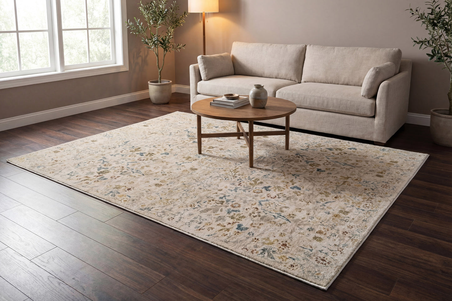 Bloomfield 19601-199 Cream/Multi Area Rug