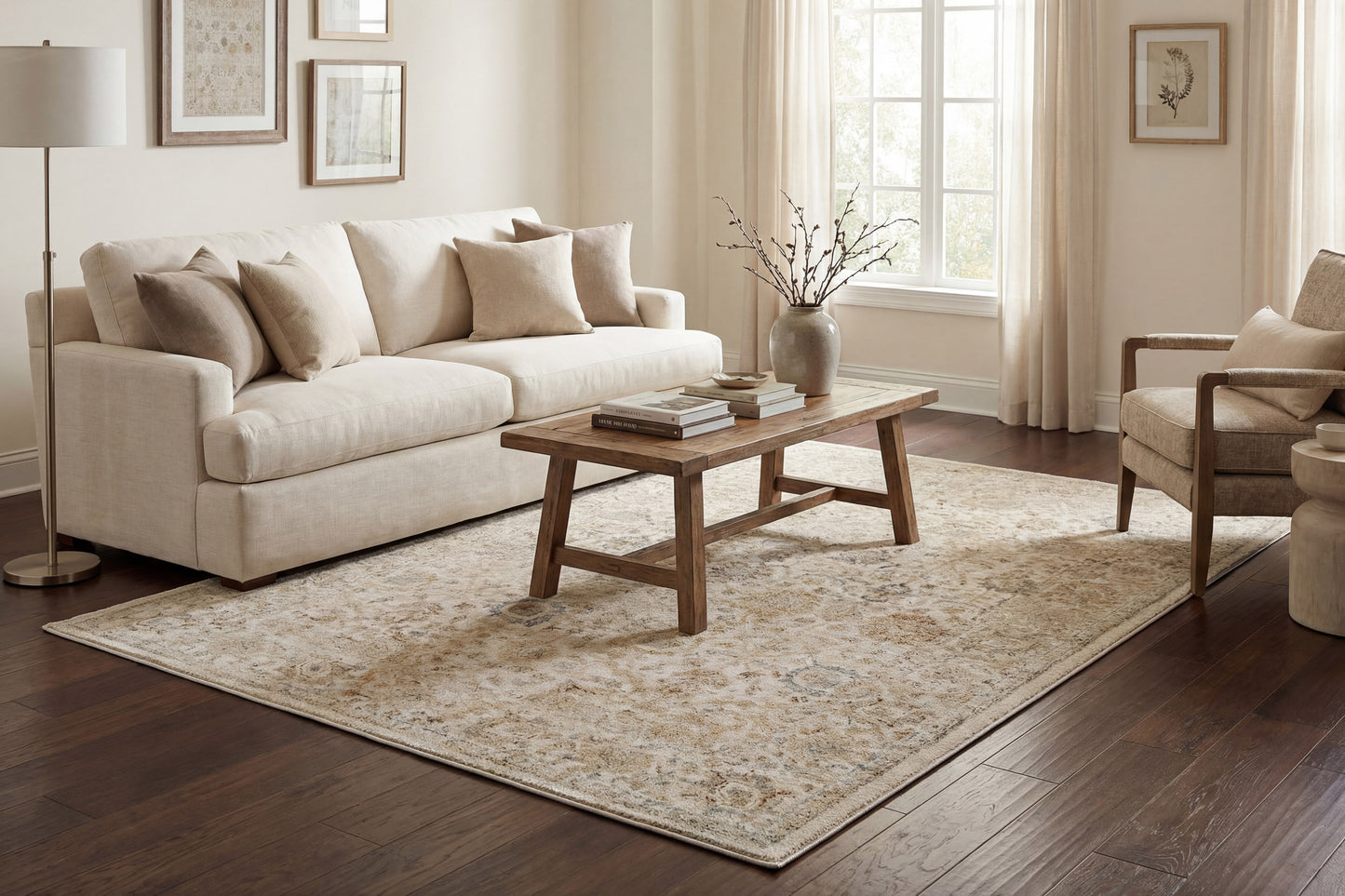 Bloomfield 19606-891 Beige/Grey/Cream Area Rug