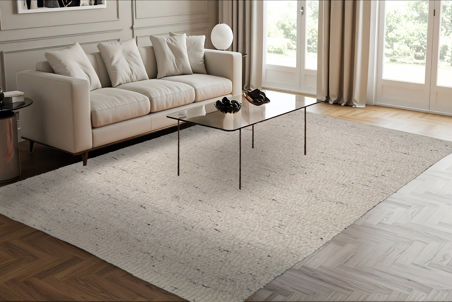 Bombay 9581-100 Ivory Area Rug