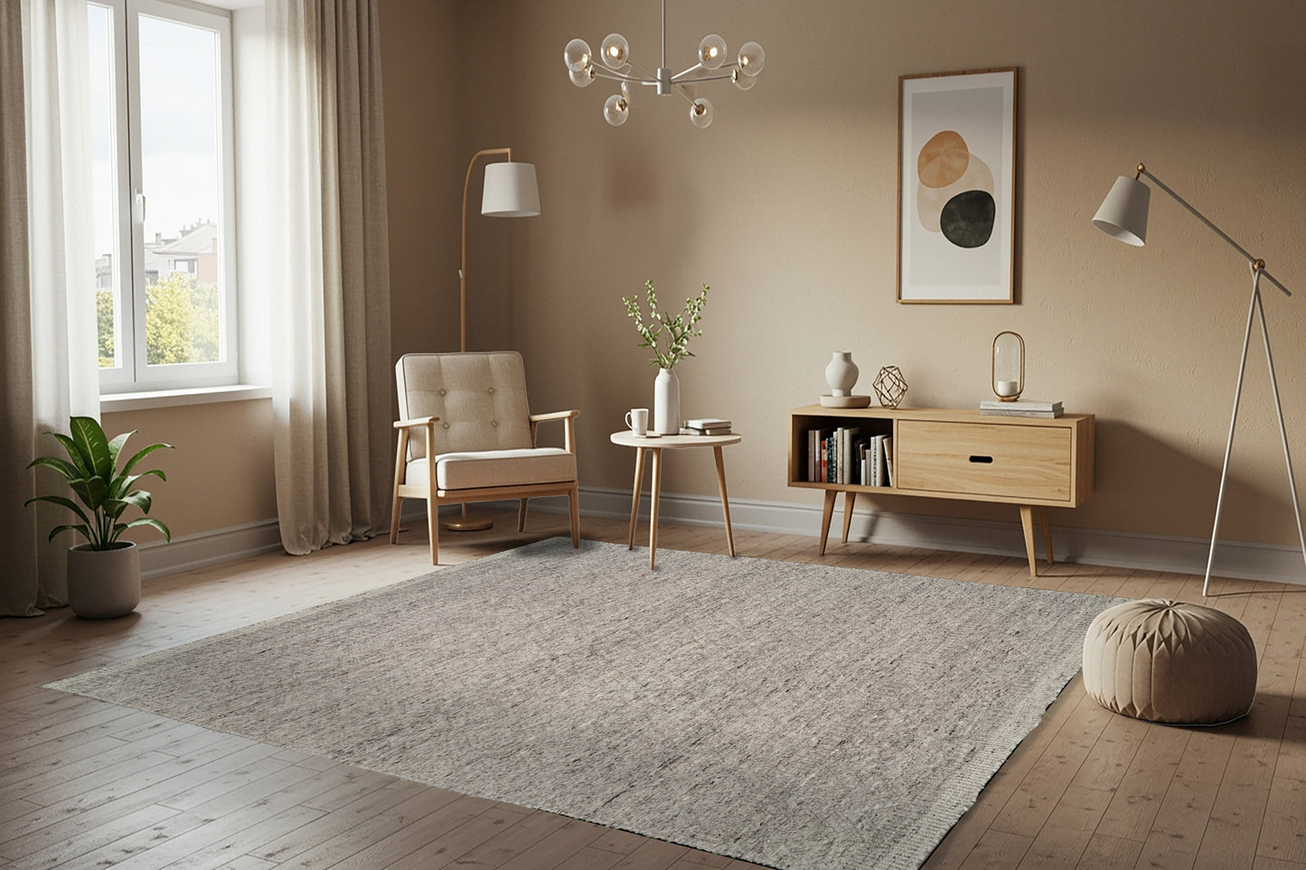 Bombay 9581-800 Taupe Area Rug