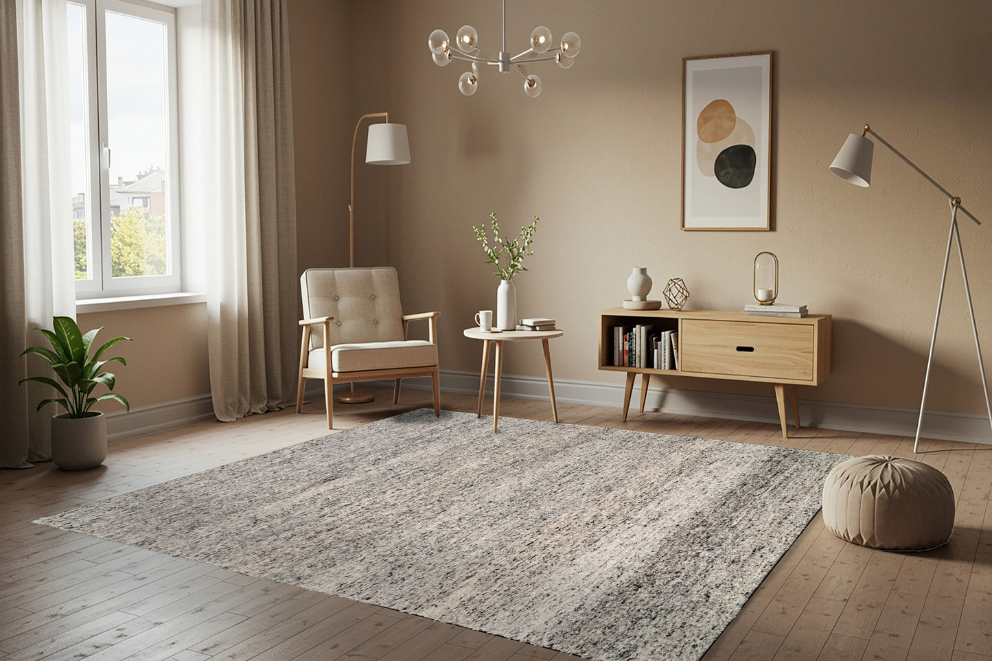 Bombay 9581-900 Grey Area Rug