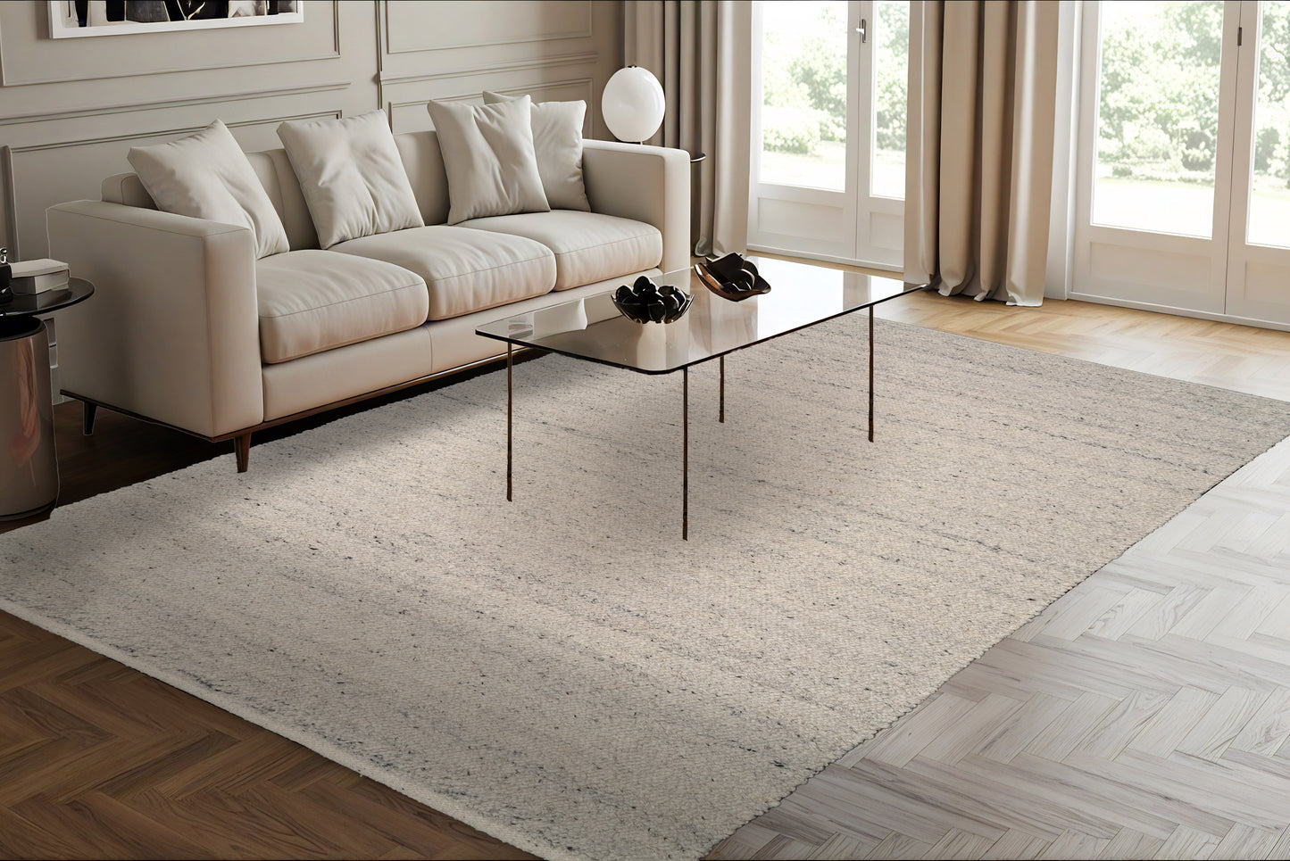 Bombay 9584-190 Silver Area Rug