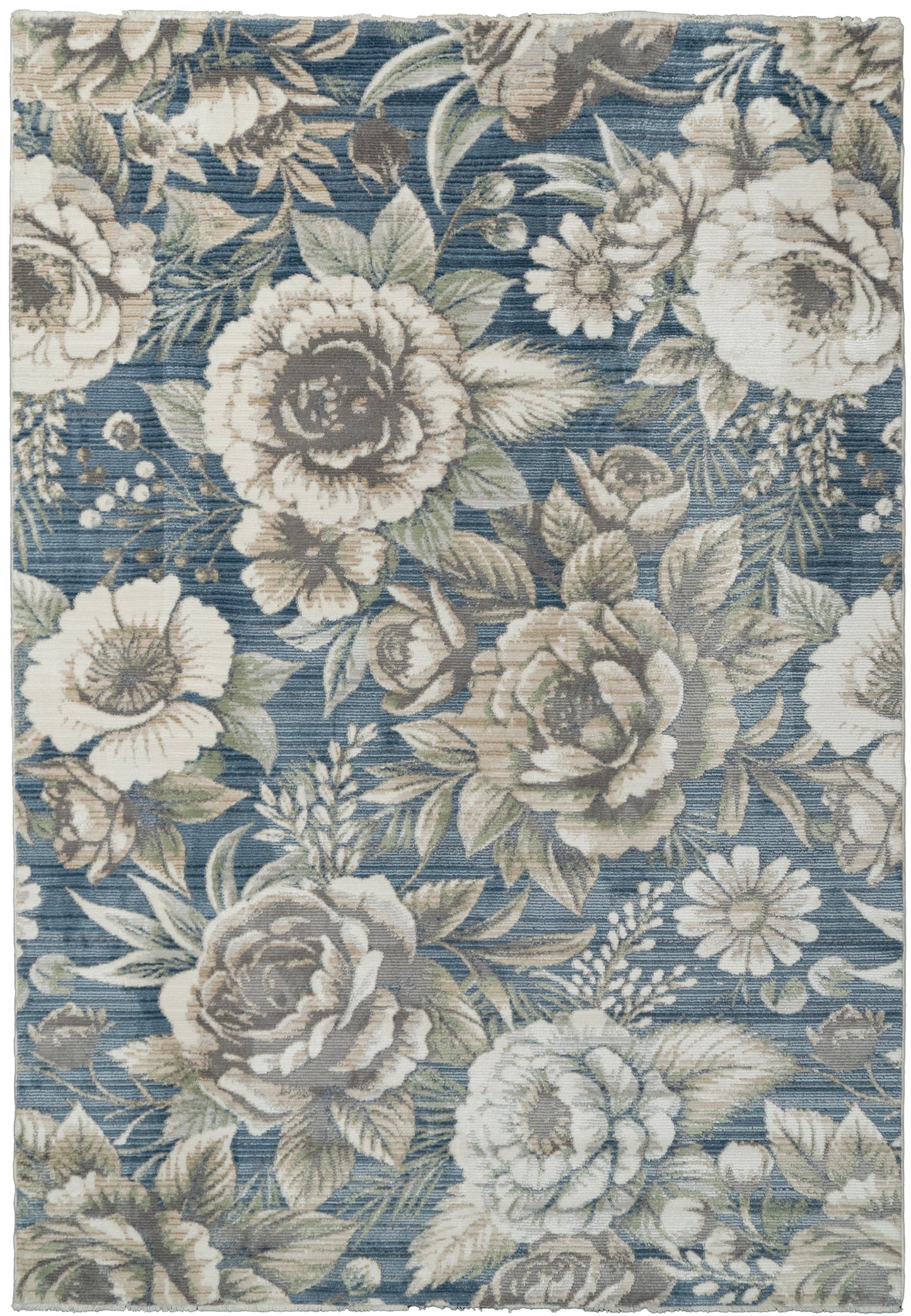 Botanica 13361-580 Navy/Beige Area Rug