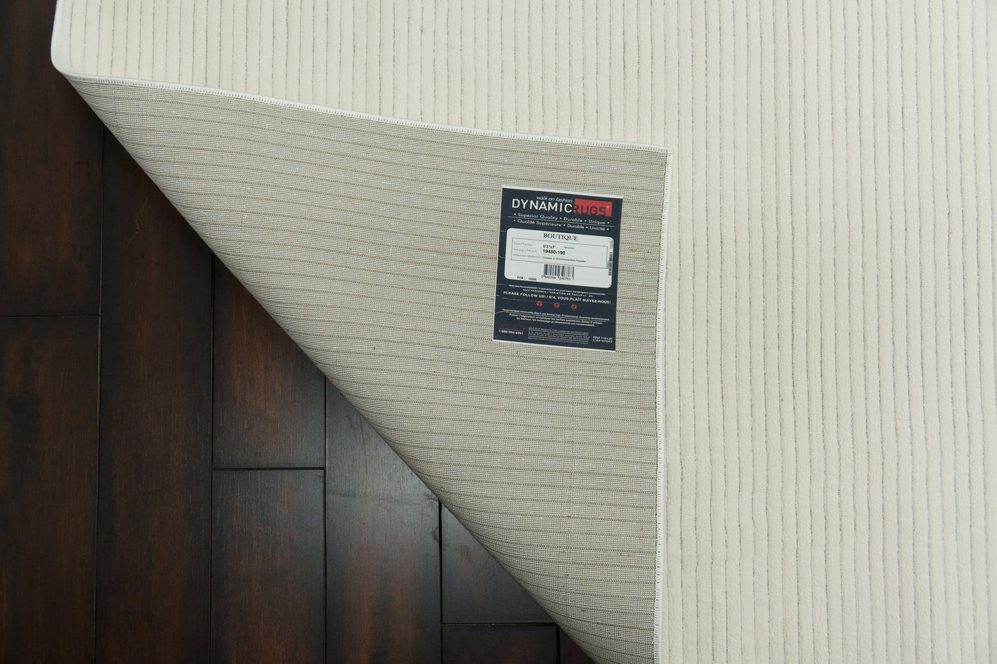 Boutique 19480-190 Ivory/Grey Area Rug