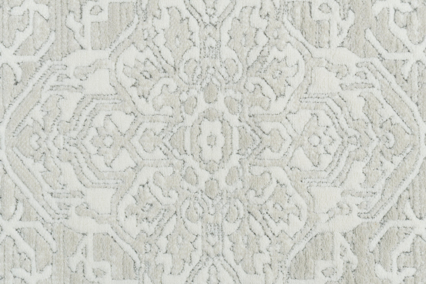 Boutique 19482-910 Grey/Cream Area Rug