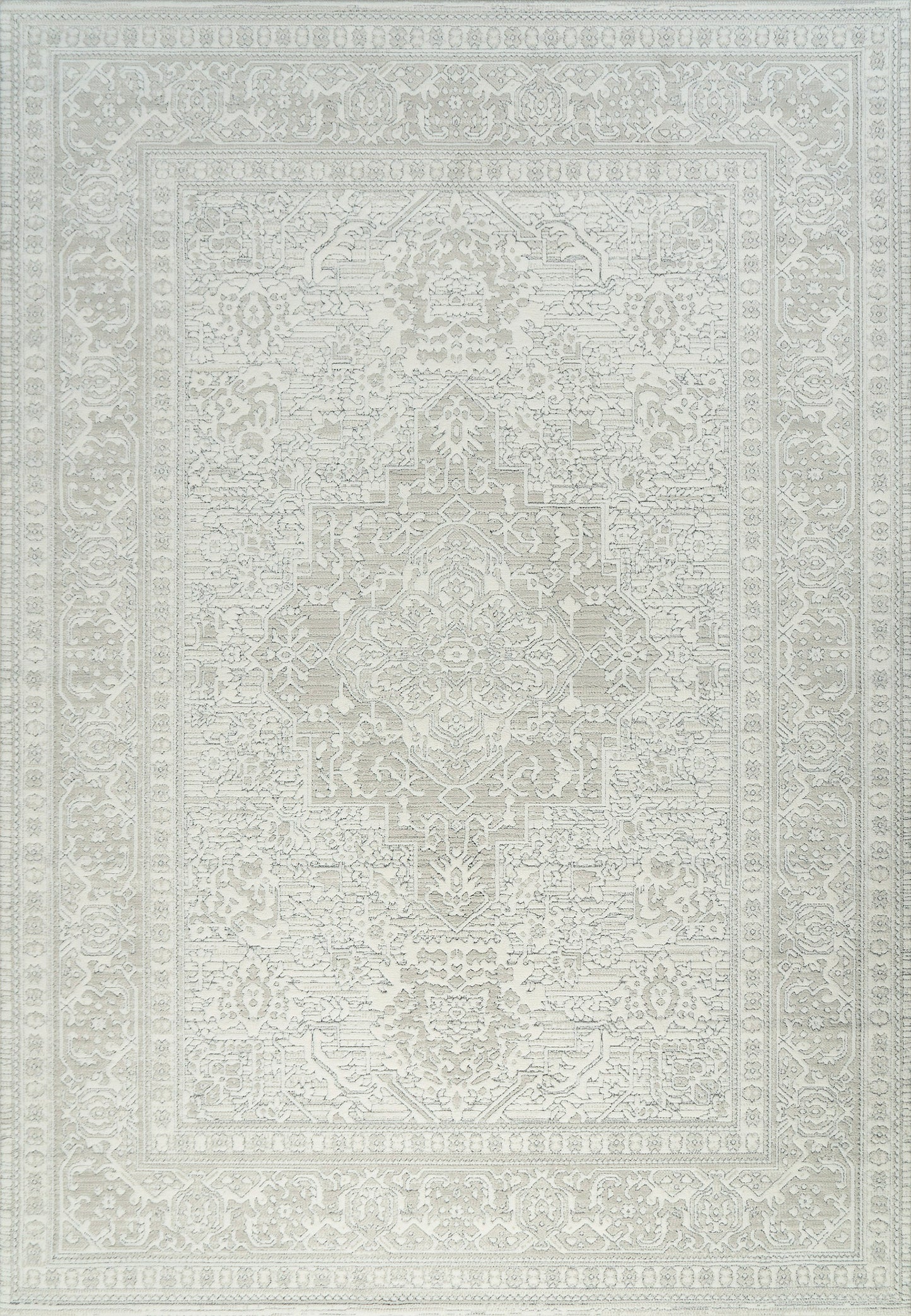 Boutique 19482-910 Grey/Cream Area Rug